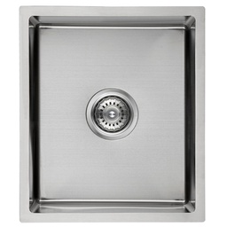New Cora Single Bowl Above/Undermout Sink 340mm,93 Degree 304 Stainless Steel