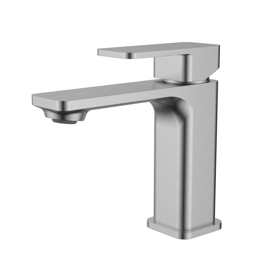 Nova II Basin Mixer Brushed Nickel Lead Free