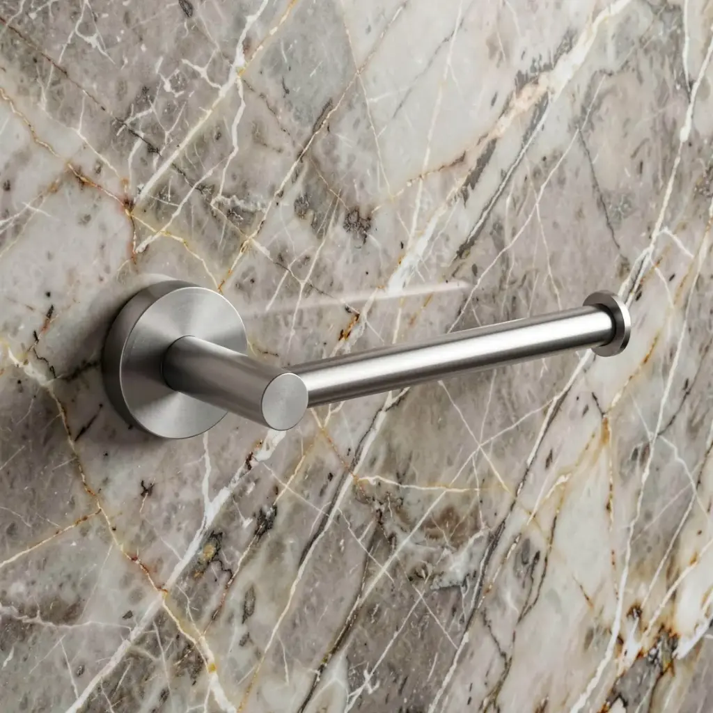 Otus L-Shaped Toilet Roll Holder(Chrome)