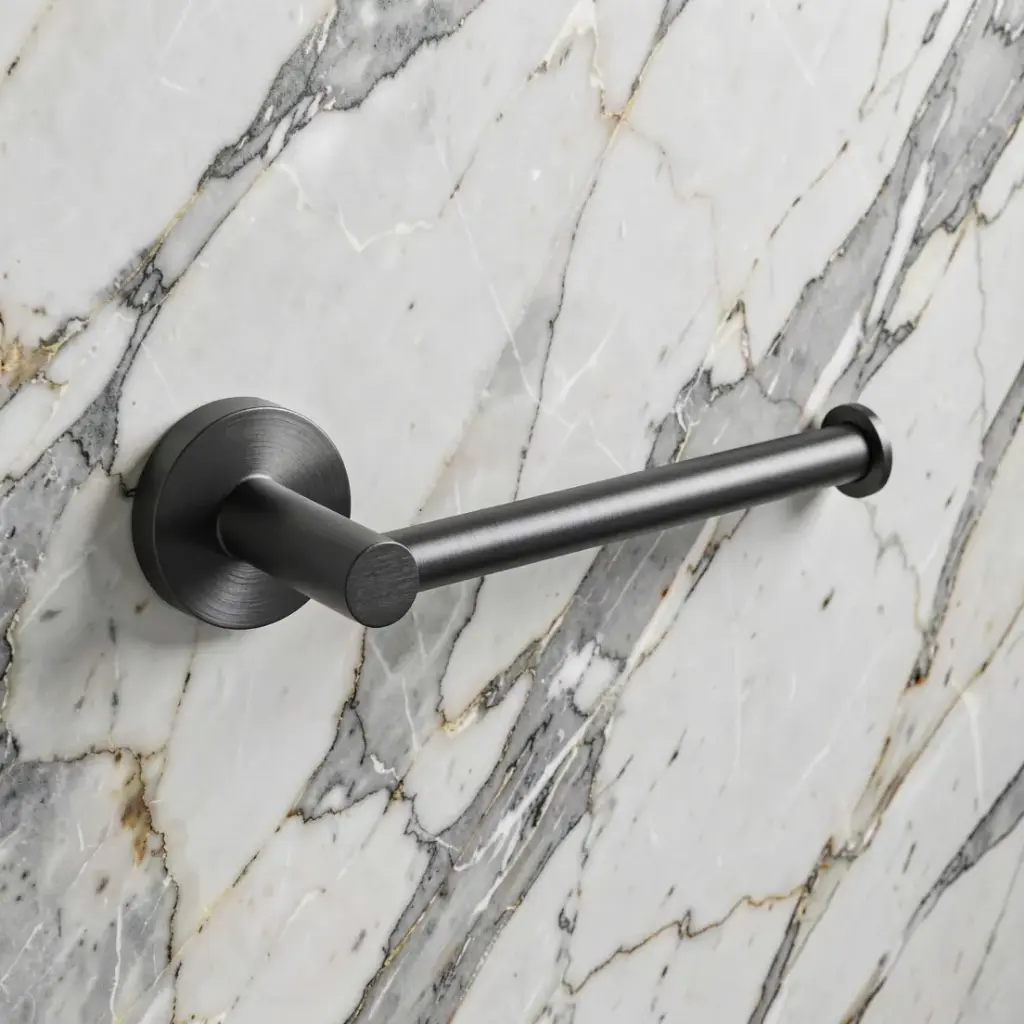Otus L-Shaped Toilet Roll Holder(Gunmetal)