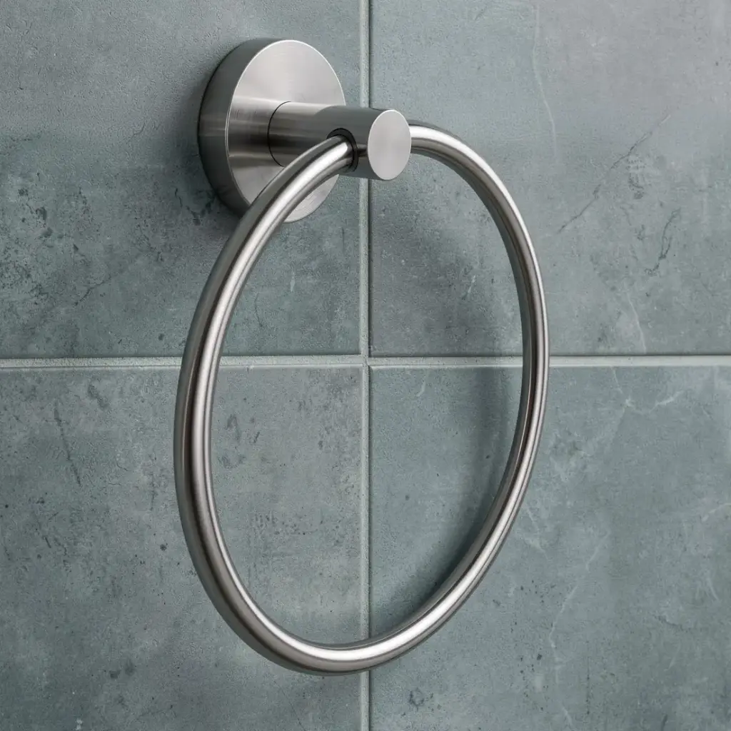 Otus Round Towel Ring(Brushed Nickel)