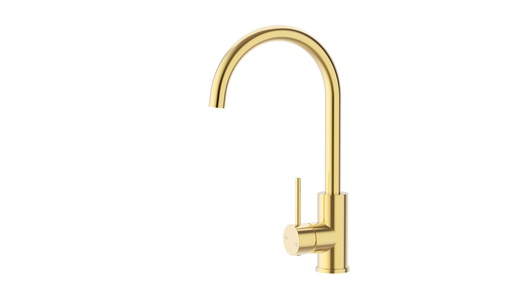 Otus Slimline SS Sink Mixer in Brushed Gold