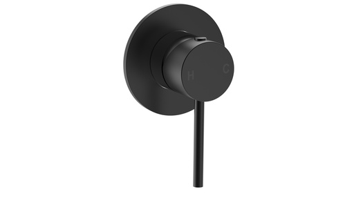 Otus Slimline SS Wall Mixer Trim Kits in Matt Black