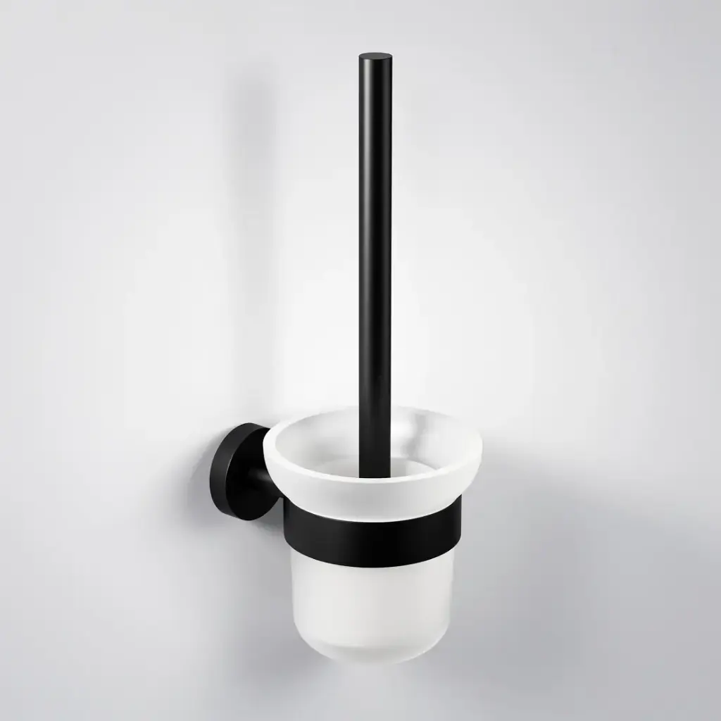 Otus Slimline Toilet Brush Holder Matt Black