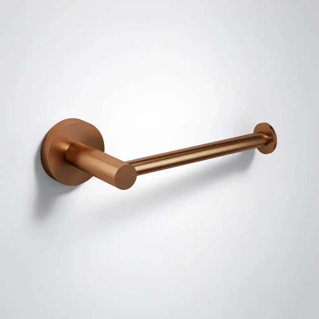 Otus Slimline Toilet Paper Holder Brushed Copper