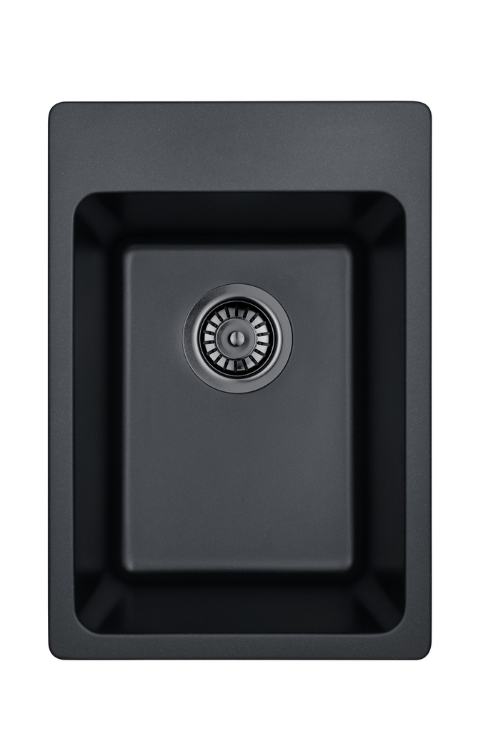 Overall Size:510X350X235mm Bowl Size:400X300X235mm Matte BlackLaufey Granite Laundry/Bar Sink