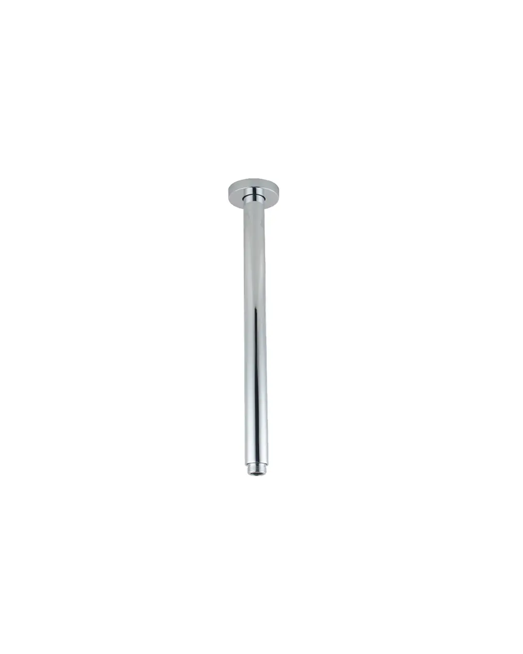Pentro Brushed Nickel Round Ceiling Shower Arm 400mm