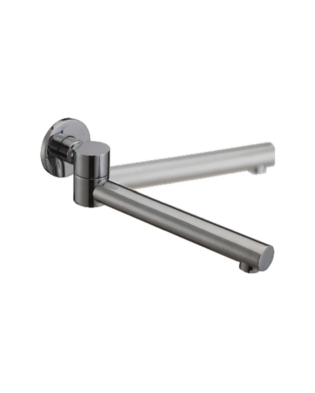 Pentro Gun Metal Grey Swivel Round Bath Spout