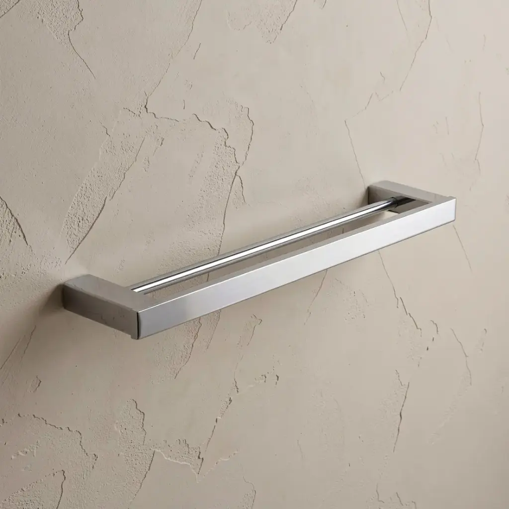 Rosa Double Towel Rail Chrome (Mirror Polish)