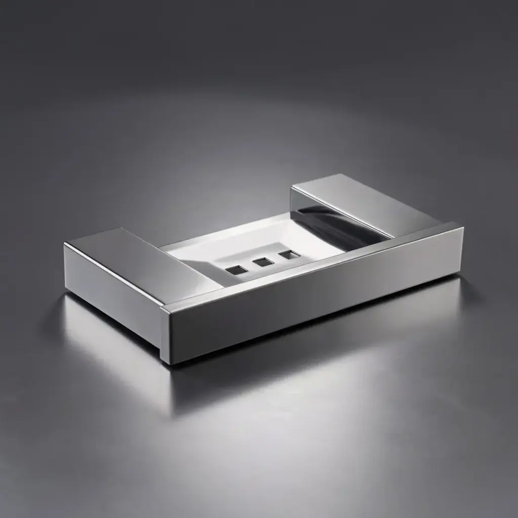 Rosa Metal Soap Holder(Mirror Polish)