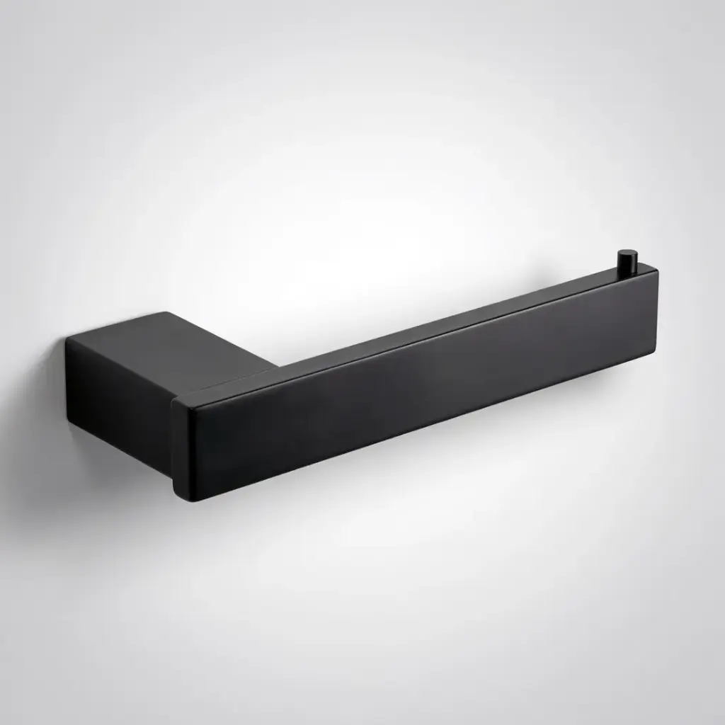 Rosa Toilet Roll Holder(Matt Black)