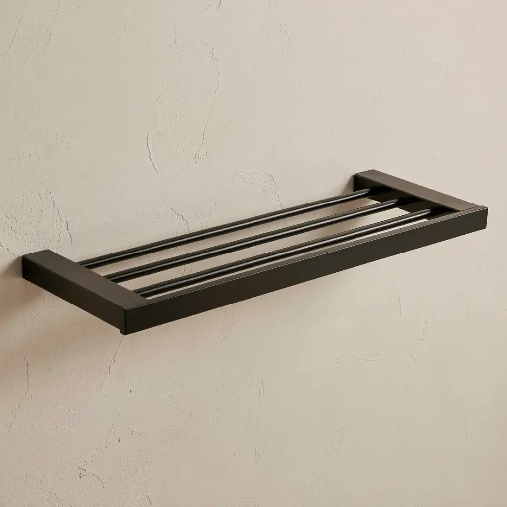 Rosa Towel Shelf(Matt Black)