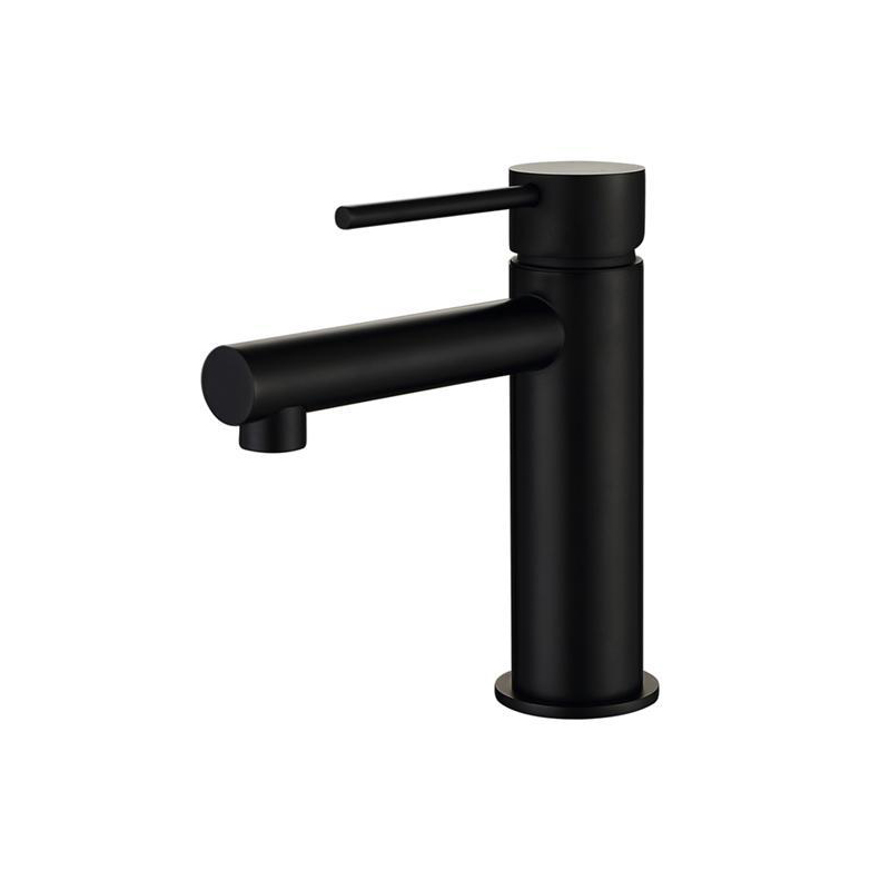 Round Basin Mixer Matte Black