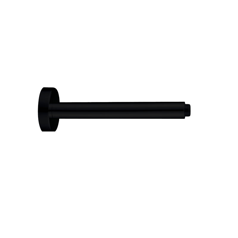 [55121] Round Ceiling Shower Arm 300mm Matte Black