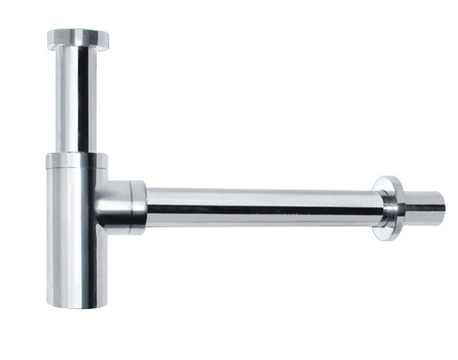 Round Chrome Bottle Trap 32mm