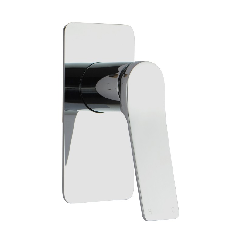 Rushy Square Chrome Built-in Shower Mixer(Brass)