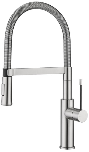 Scotia Brushed Nikel Sink Mixer Lead Free
