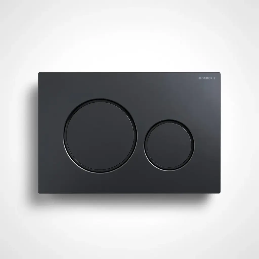 Sigma20 Matt Black Plate With Black Trim