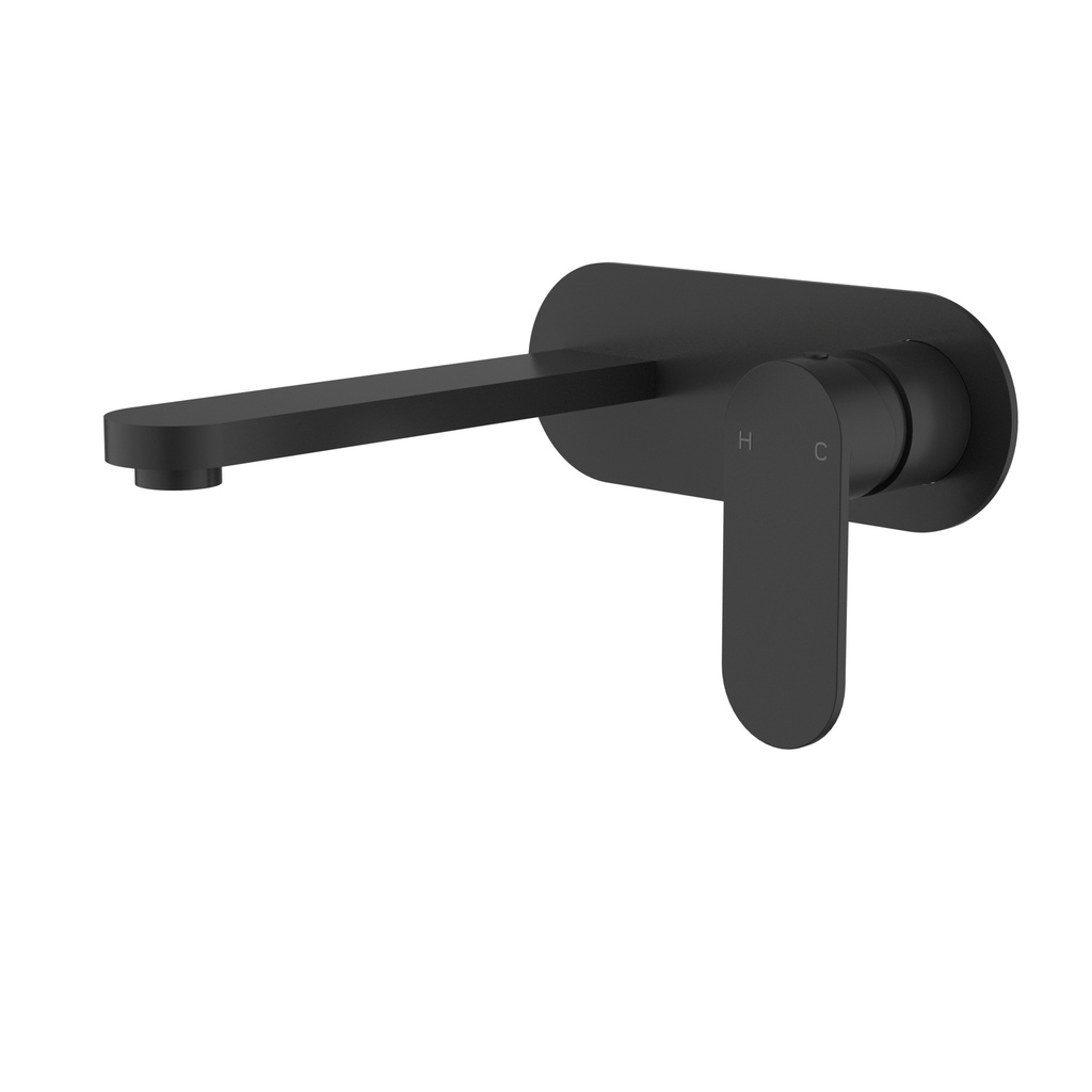 Sora SS Wall Basin Mixer Trim Kits Matt Black