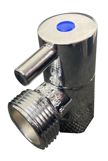 WM Cock, 3/4 Turn,Pin-lever handle(Chrome)