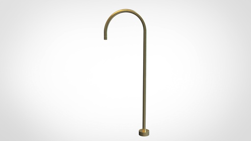 Yale  Round Floor-mounted Bath Spout Brushed Gold
