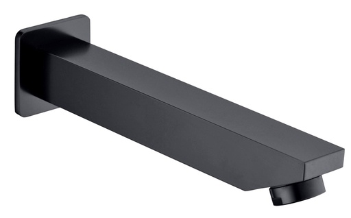 Yale Square Bath Spout 160mm(Matt Black)
